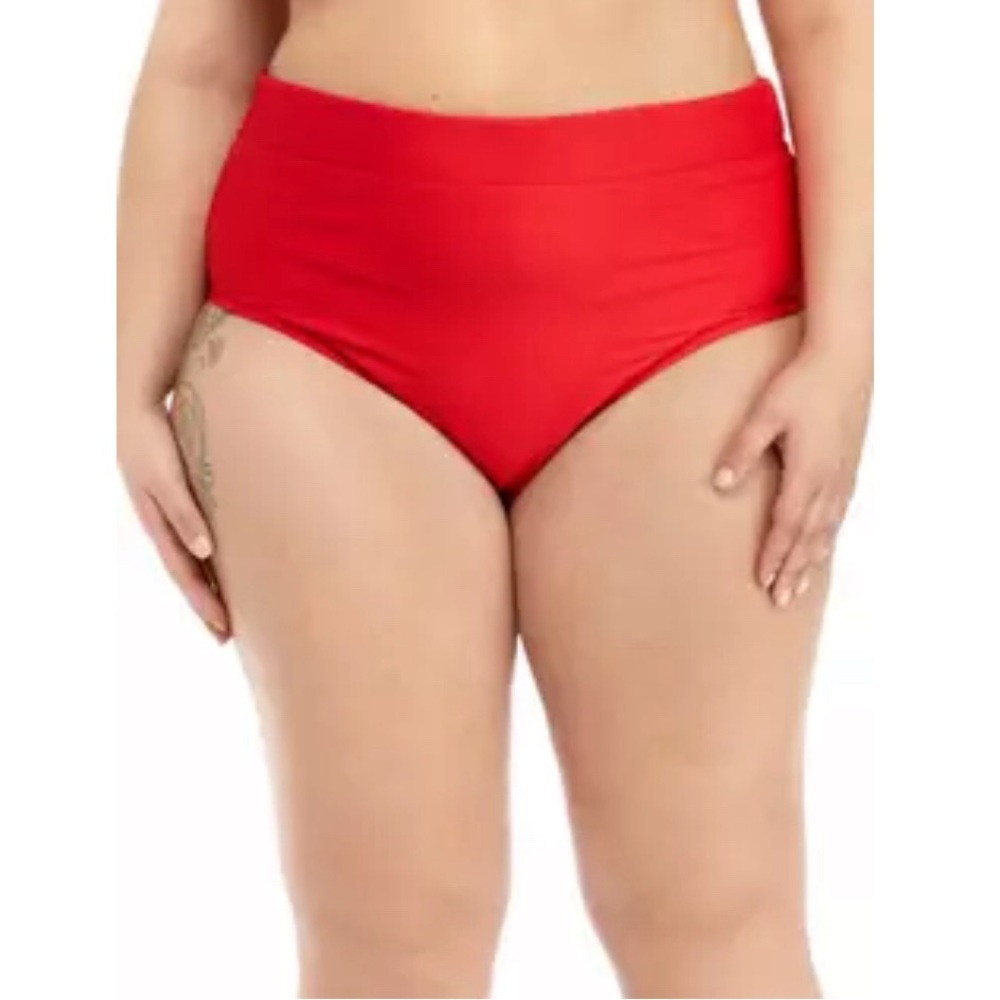True Craft Plus High Waist Swim Bottoms NWT